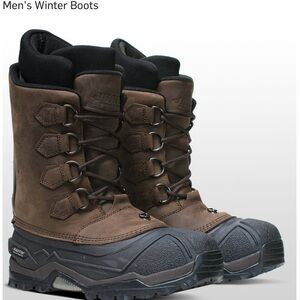 Baffin Men's Brown and Black Snow Boots